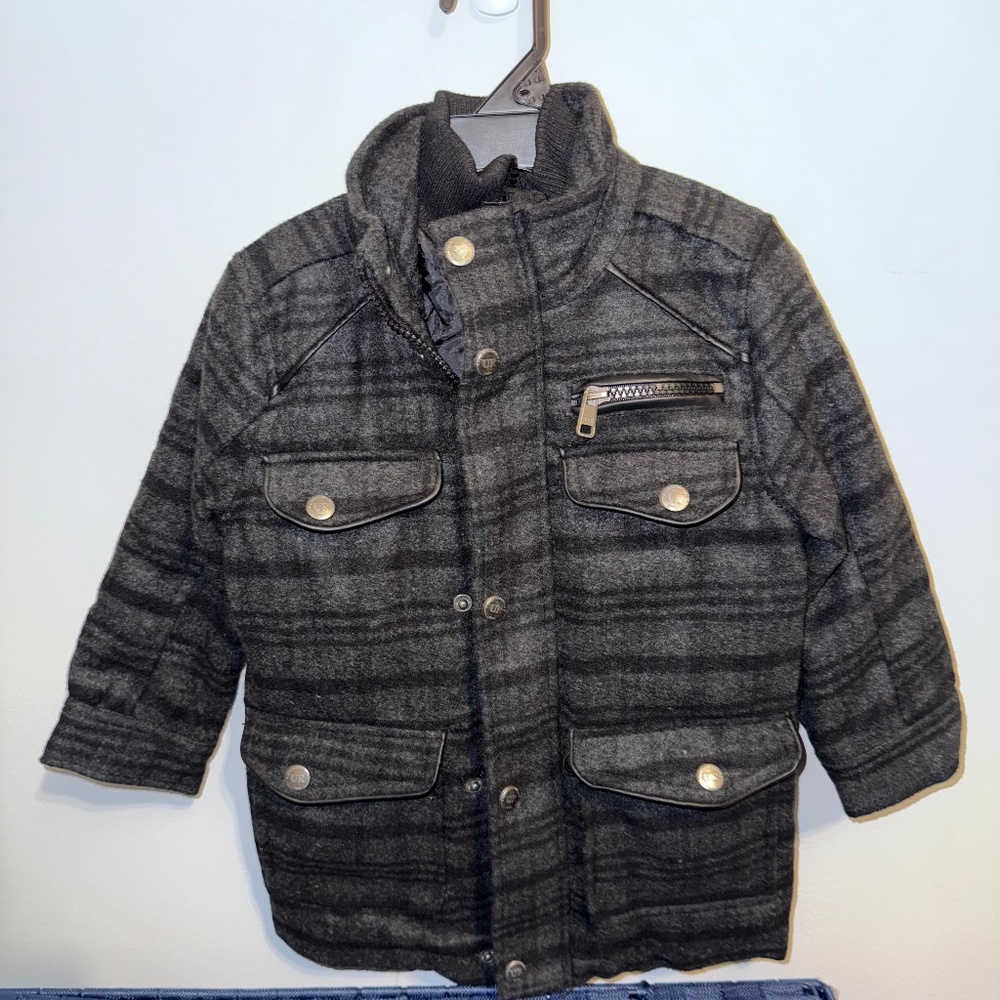 Toddler Winter Jacket, Dressy Jacket For Boys, Dapper Kid Urban Repub Peacoat